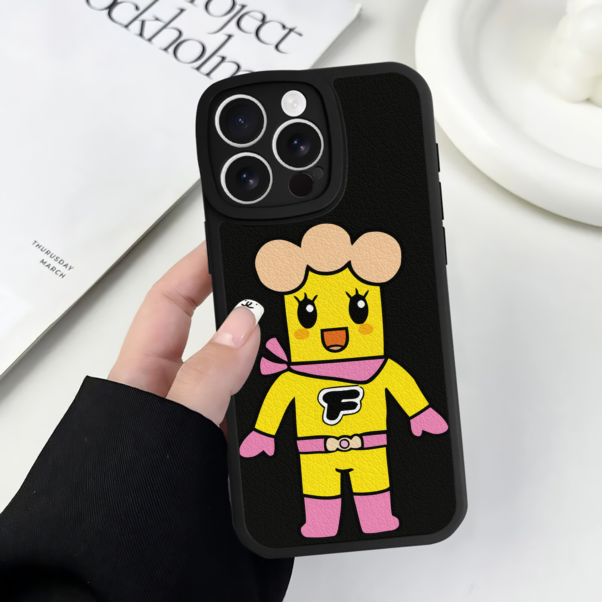 （画像用） アンパンマン Anpanman 【iPhone 16シリーズ対応】シリコンスマホケース（レザー調） 材質：シリコン